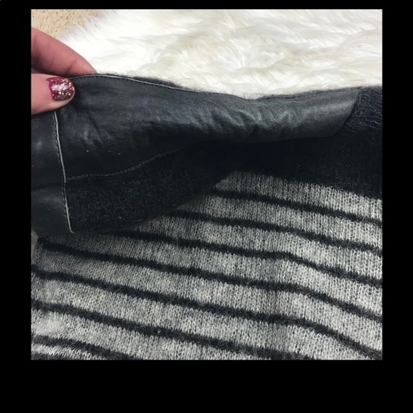 Samband of Iceland 100% new wool leather trim sweater M - Picture 7 of 7